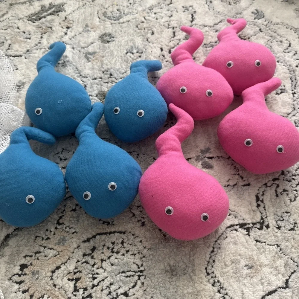 8 PCS Cornhole Bags  Bean Bags for Cornhole Sperm -Novelty Baby Bridal Bachelor